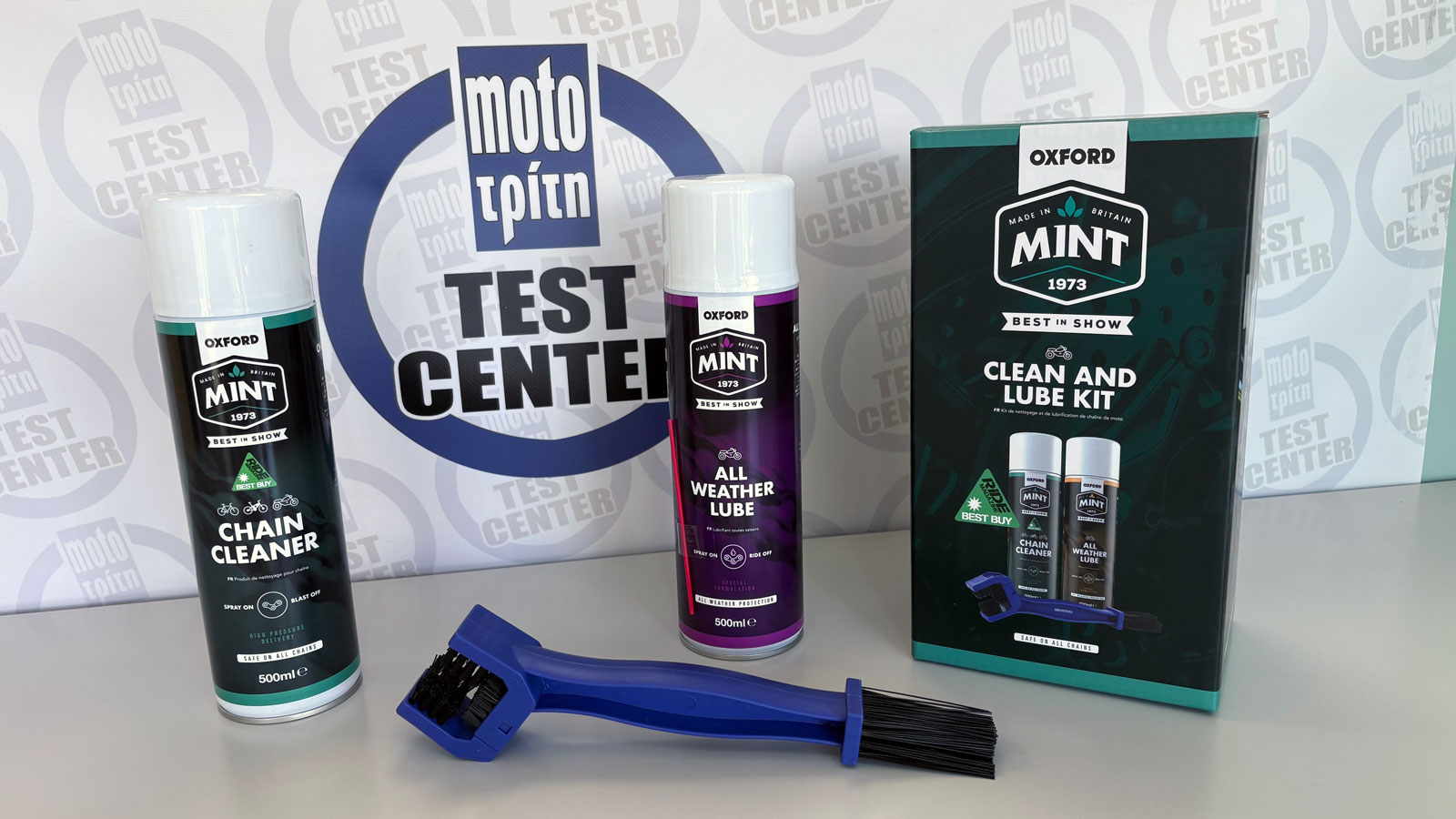 OXFORD Mint & βούρτσες: Πλήρης καθαρισμός μοτοσυκλέτας-εξοπλισμού